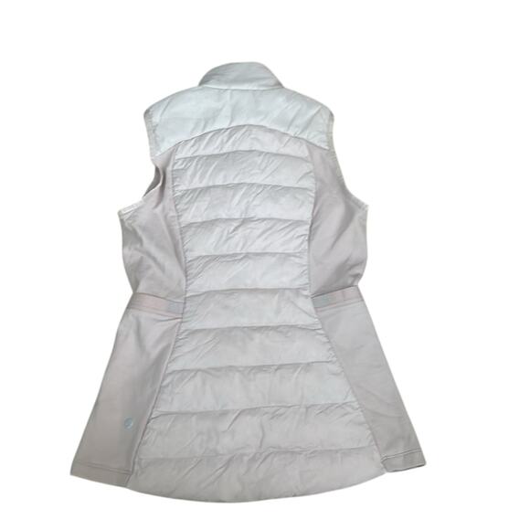 Lululemon Down For It All Vest Porcelain Pink? Size 4 EUC - Picture 5 of 7